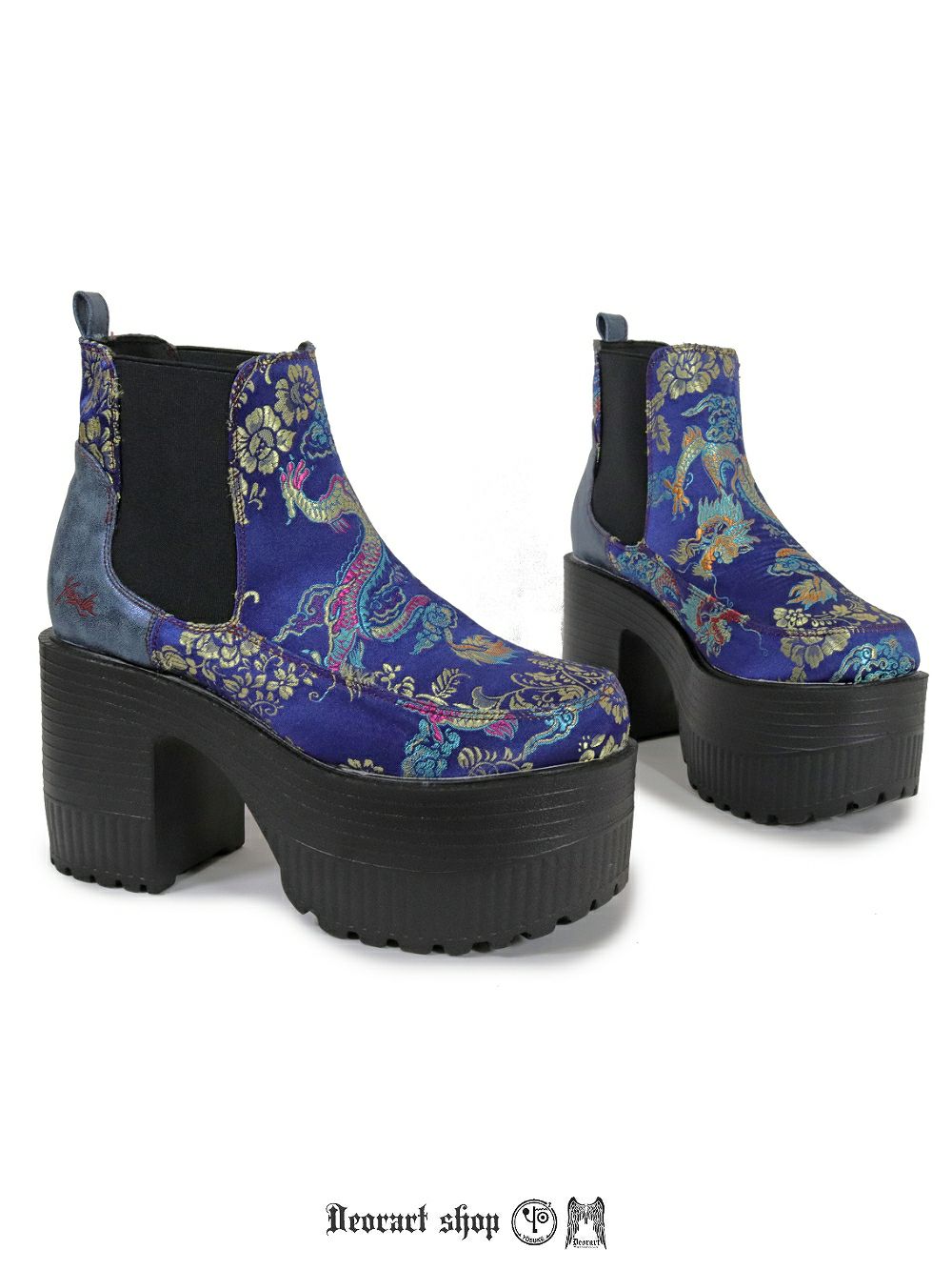 Deorart,ディオラート,通販,和柄,チャイナ,中華,シューズ,厚底ブーツ,ショートブーツ,かっこいい,かわいい,レディース,ゴシックファッション,V系ファッション,地雷系女子,地雷系男子,歩きやすい,ベルト付,疲れにくい