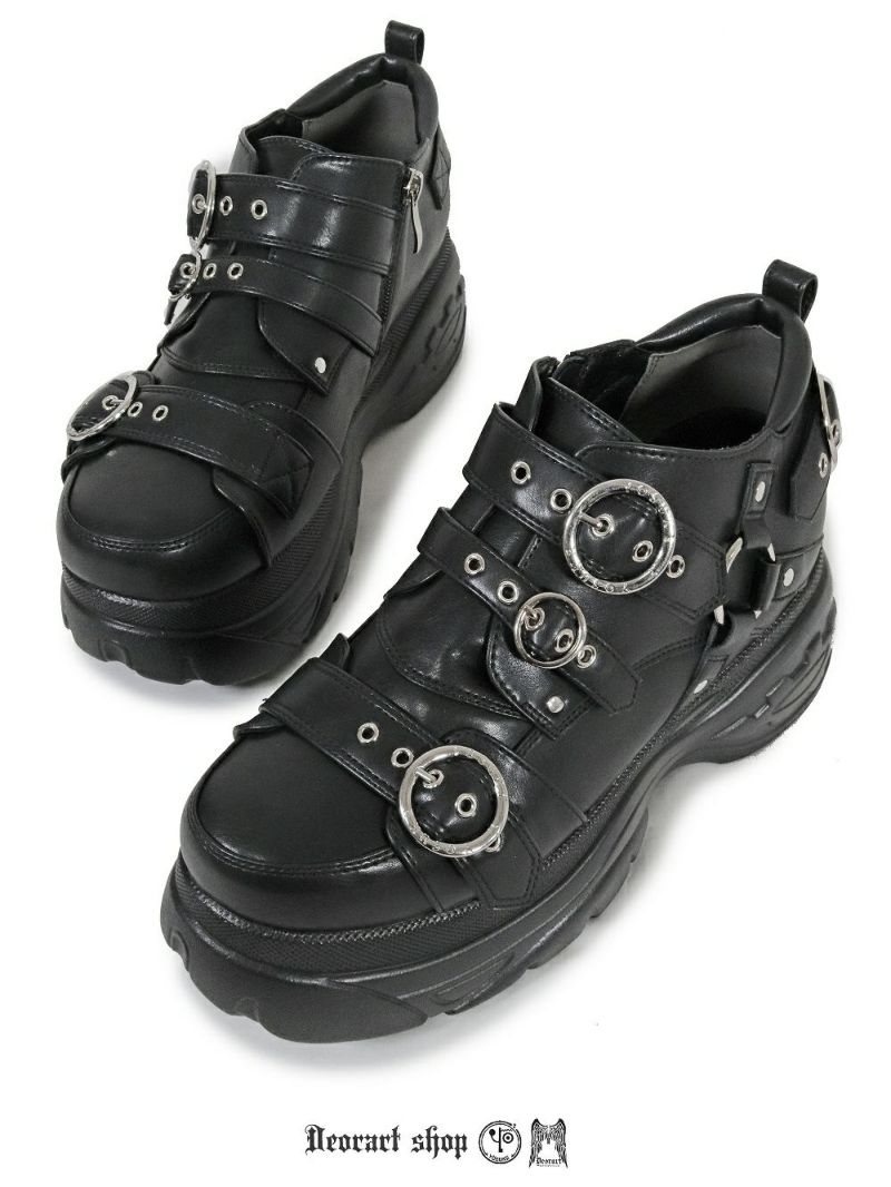 Deorart,ディオラート,通販,ベルト,Oリング,ハーネス,ハトメ,シューズ,厚底ブーツ,ショートブーツ,かっこいい,かわいい,レディース,ゴシックファッション,V系ファッション,地雷系女子,地雷系男子,歩きやすい,ベルト付,疲れにくい