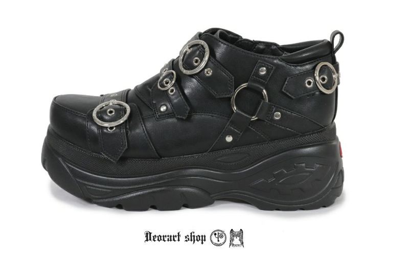 Deorart,ディオラート,通販,ベルト,Oリング,ハーネス,ハトメ,シューズ,厚底ブーツ,ショートブーツ,かっこいい,かわいい,レディース,ゴシックファッション,V系ファッション,地雷系女子,地雷系男子,歩きやすい,ベルト付,疲れにくい