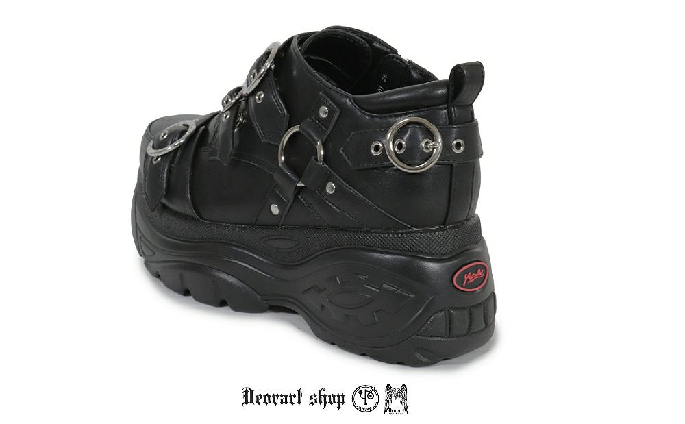 Deorart,ディオラート,通販,ベルト,Oリング,ハーネス,ハトメ,シューズ,厚底ブーツ,ショートブーツ,かっこいい,かわいい,レディース,ゴシックファッション,V系ファッション,地雷系女子,地雷系男子,歩きやすい,ベルト付,疲れにくい