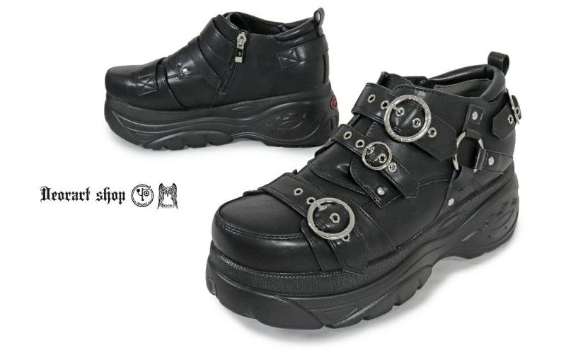 Deorart,ディオラート,通販,ベルト,Oリング,ハーネス,ハトメ,シューズ,厚底ブーツ,ショートブーツ,かっこいい,かわいい,レディース,ゴシックファッション,V系ファッション,地雷系女子,地雷系男子,歩きやすい,ベルト付,疲れにくい