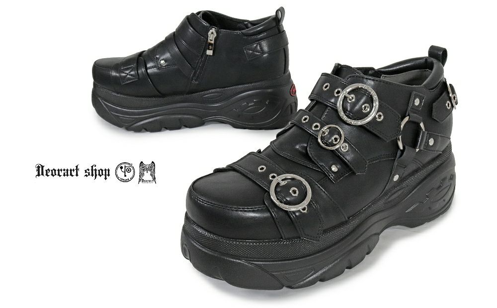 Deorart,ディオラート,通販,ベルト,Oリング,ハーネス,ハトメ,シューズ,厚底ブーツ,ショートブーツ,かっこいい,かわいい,レディース,ゴシックファッション,V系ファッション,地雷系女子,地雷系男子,歩きやすい,ベルト付,疲れにくい