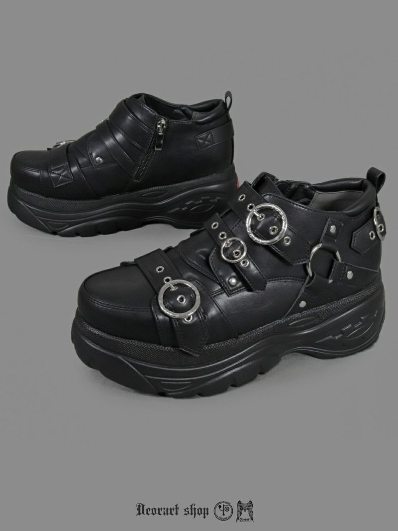 Deorart,ディオラート,通販,ベルト,Oリング,ハーネス,ハトメ,シューズ,厚底ブーツ,ショートブーツ,かっこいい,かわいい,レディース,ゴシックファッション,V系ファッション,地雷系女子,地雷系男子,歩きやすい,ベルト付,疲れにくい