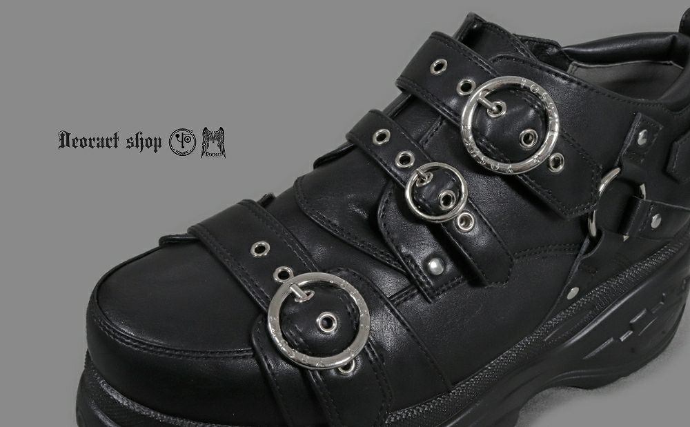 Deorart,ディオラート,通販,ベルト,Oリング,ハーネス,ハトメ,シューズ,厚底ブーツ,ショートブーツ,かっこいい,かわいい,レディース,ゴシックファッション,V系ファッション,地雷系女子,地雷系男子,歩きやすい,ベルト付,疲れにくい