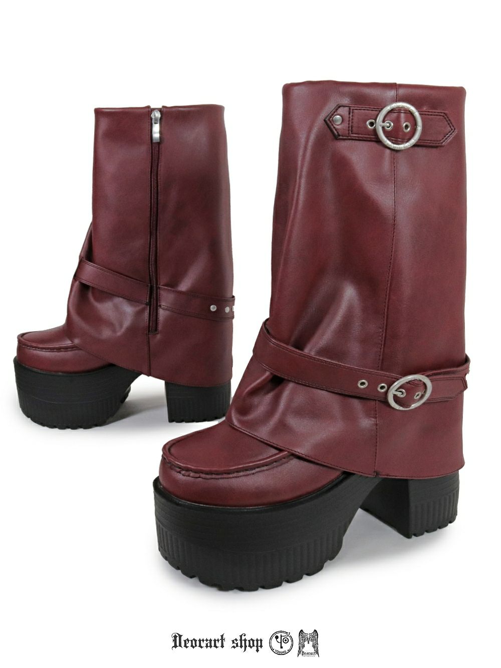 Deorart,ディオラート,通販,レッグカバー,ハトメ,シューズ,厚底ブーツ,ショートブーツ,かっこいい,かわいい,レディース,ゴシックファッション,V系ファッション,地雷系女子,地雷系男子,歩きやすい,疲れにくい