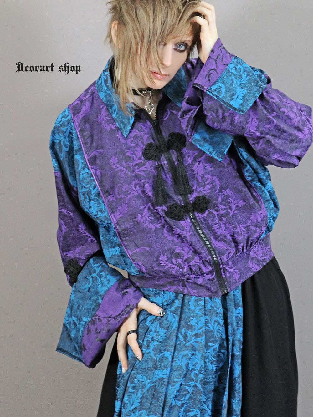 Deorart,ディオラート,モード,ゴシック,中華柄,新中式,チャイナコーデ,サイバー,セットアップ,ハロウィン,ファッション,和装,妖怪,着物風,V系,ヴィジュアル系,大人,ライブ,ファッション,衣装,メンズ,レディス,通販,Vkei,anime,goth,emo,fashion,japan,kimono,Jrock,