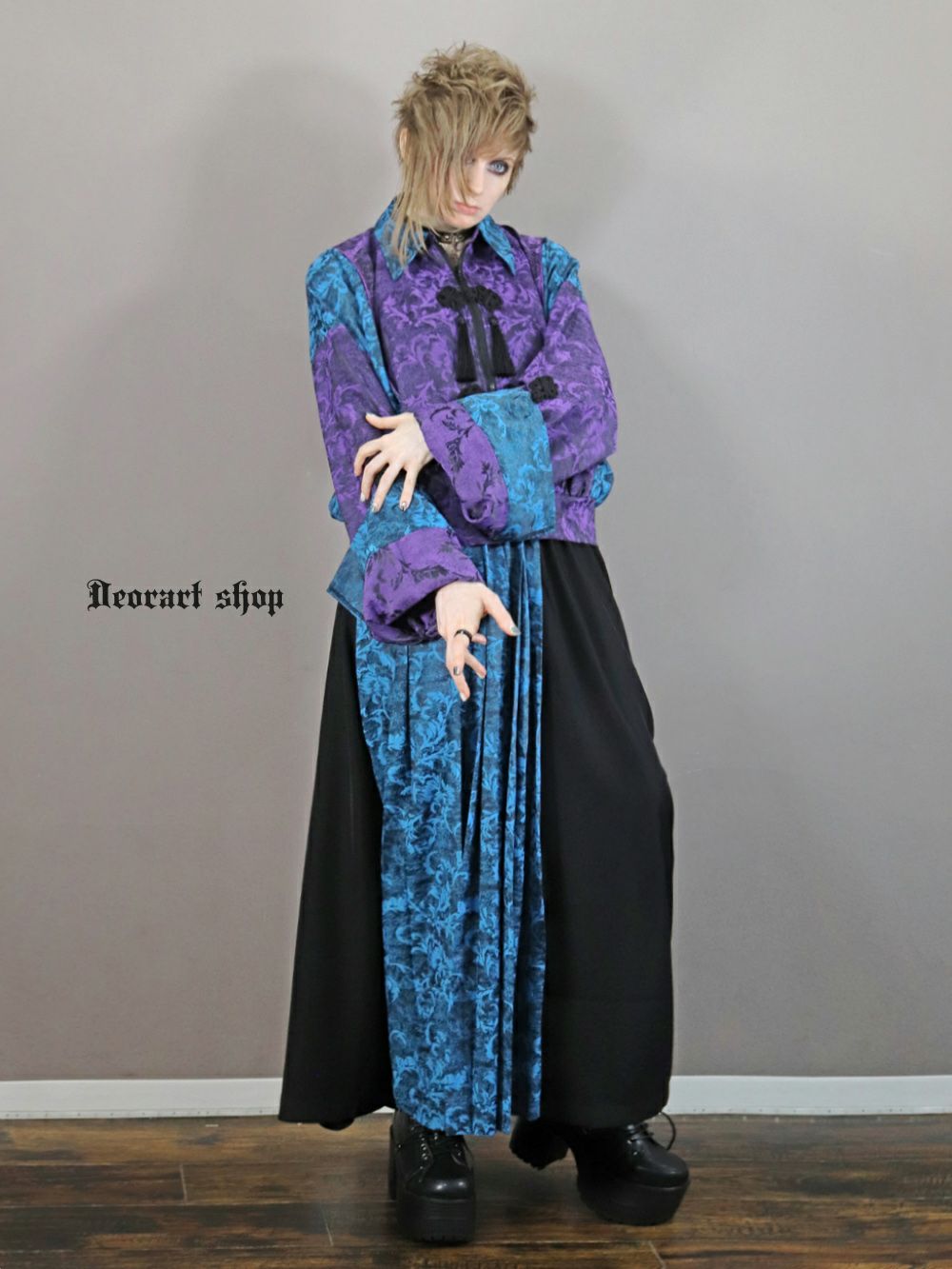 Deorart,ディオラート,モード,ゴシック,中華柄,新中式,チャイナコーデ,サイバー,セットアップ,ハロウィン,ファッション,和装,妖怪,着物風,V系,ヴィジュアル系,大人,ライブ,ファッション,衣装,メンズ,レディス,通販,Vkei,anime,goth,emo,fashion,japan,kimono,Jrock,