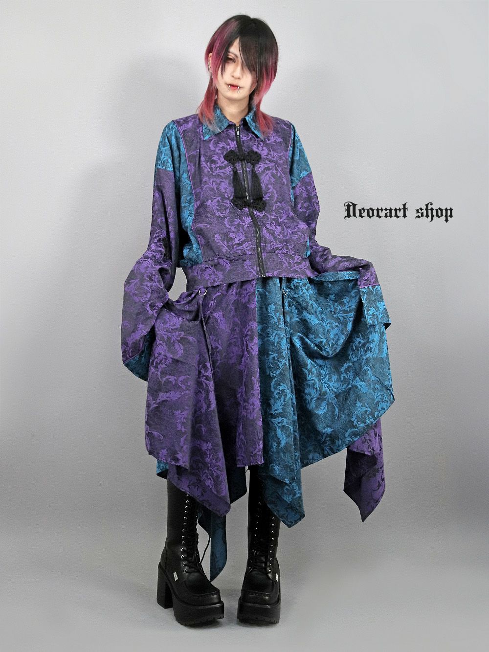 Deorart,ディオラート,モード,ゴシック,中華柄,新中式,チャイナコーデ,サイバー,セットアップ,ハロウィン,ファッション,和装,妖怪,着物風,V系,ヴィジュアル系,大人,ライブ,ファッション,衣装,メンズ,レディス,通販,Vkei,anime,goth,emo,fashion,japan,kimono,Jrock,