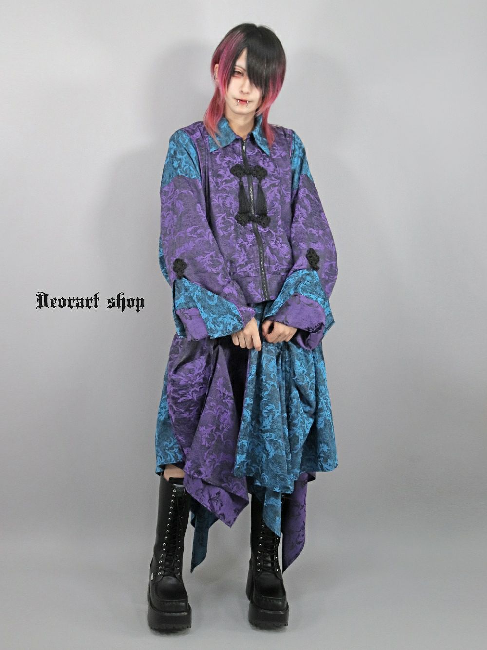 Deorart,ディオラート,モード,ゴシック,中華柄,新中式,チャイナコーデ,サイバー,セットアップ,ハロウィン,ファッション,和装,妖怪,着物風,V系,ヴィジュアル系,大人,ライブ,ファッション,衣装,メンズ,レディス,通販,Vkei,anime,goth,emo,fashion,japan,kimono,Jrock,
