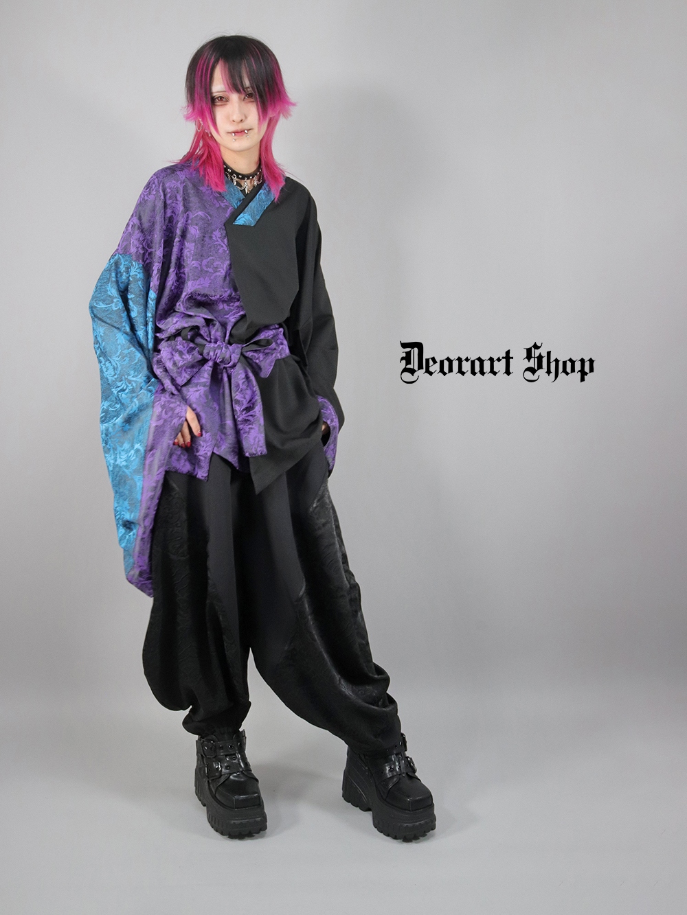Deorart,ディオラート,モード,ゴシック,着物袖,浴衣,中華柄,新中式,チャイナコーデ,サイバー,セットアップ,ハロウィン,ファッション,和装,妖怪,着物風,V系,ヴィジュアル系,大人,ライブ,ファッション,衣装,メンズ,レディス,通販,Vkei,anime,goth,emo,fashion,japan,kimono,Jrock,