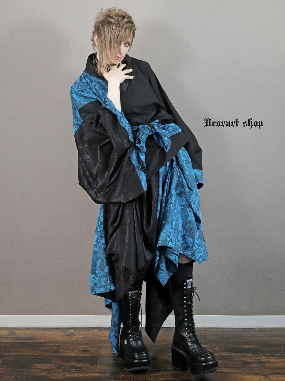 Deorart,ディオラート,モード,ゴシック,着物袖,浴衣,中華柄,新中式,チャイナコーデ,サイバー,セットアップ,ハロウィン,ファッション,和装,妖怪,着物風,V系,ヴィジュアル系,大人,ライブ,ファッション,衣装,メンズ,レディス,通販,Vkei,anime,goth,emo,fashion,japan,kimono,Jrock,