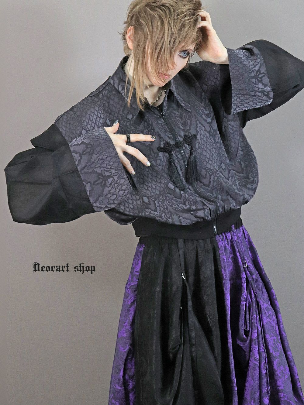 Deorart,ディオラート,モード,ゴシック,着物袖,浴衣,和装,スカート,中華柄,新中式,チャイナコーデ,サイバー,セットアップ,ハロウィン,ファッション,和装,妖怪,着物風,V系,ヴィジュアル系,大人,ライブ,ファッション,衣装,メンズ,レディス,通販,Vkei,anime,goth,emo,fashion,japan,kimono,Jrock,