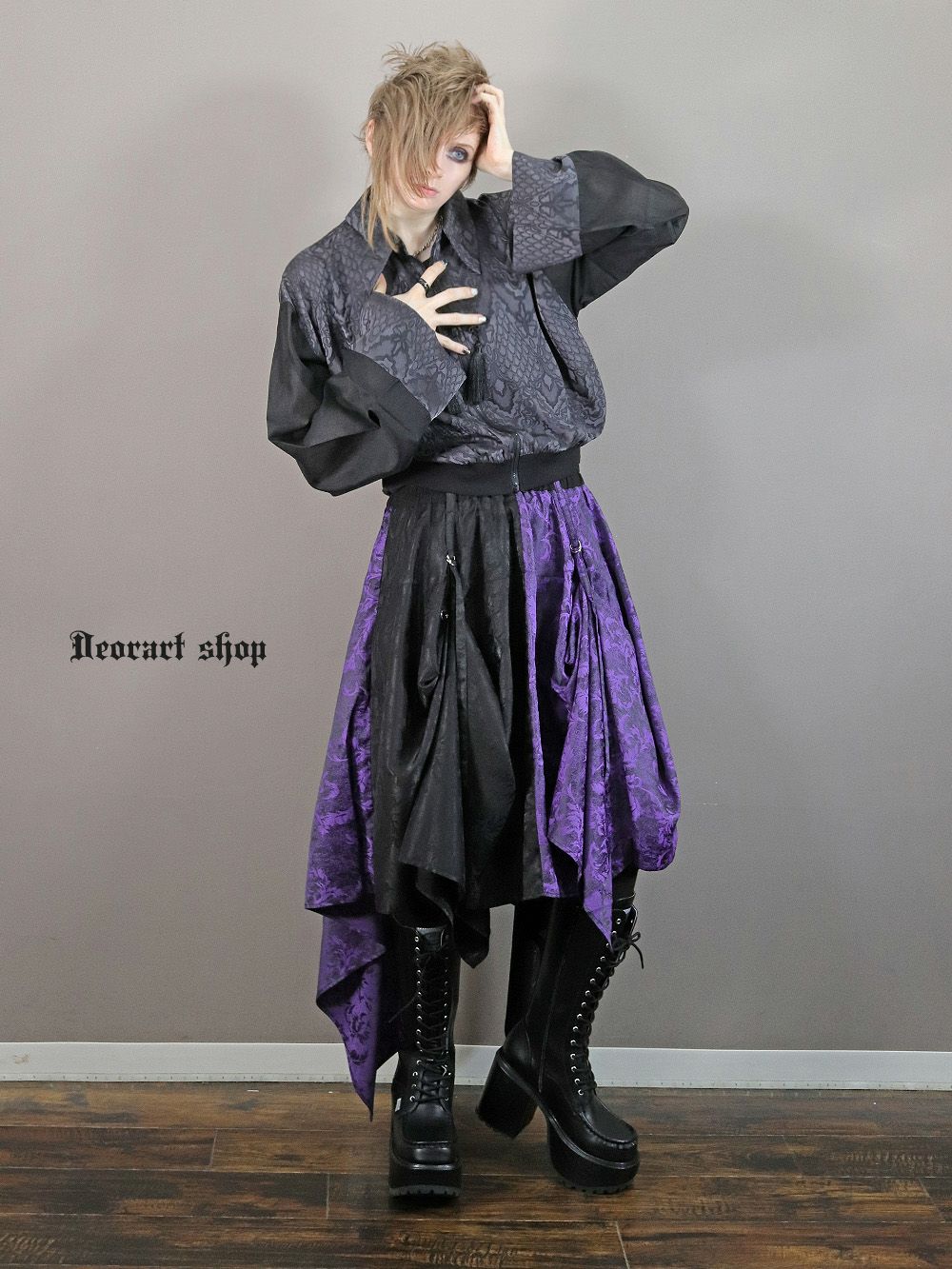 Deorart,ディオラート,モード,ゴシック,着物袖,浴衣,和装,スカート,中華柄,新中式,チャイナコーデ,サイバー,セットアップ,ハロウィン,ファッション,和装,妖怪,着物風,V系,ヴィジュアル系,大人,ライブ,ファッション,衣装,メンズ,レディス,通販,Vkei,anime,goth,emo,fashion,japan,kimono,Jrock,
