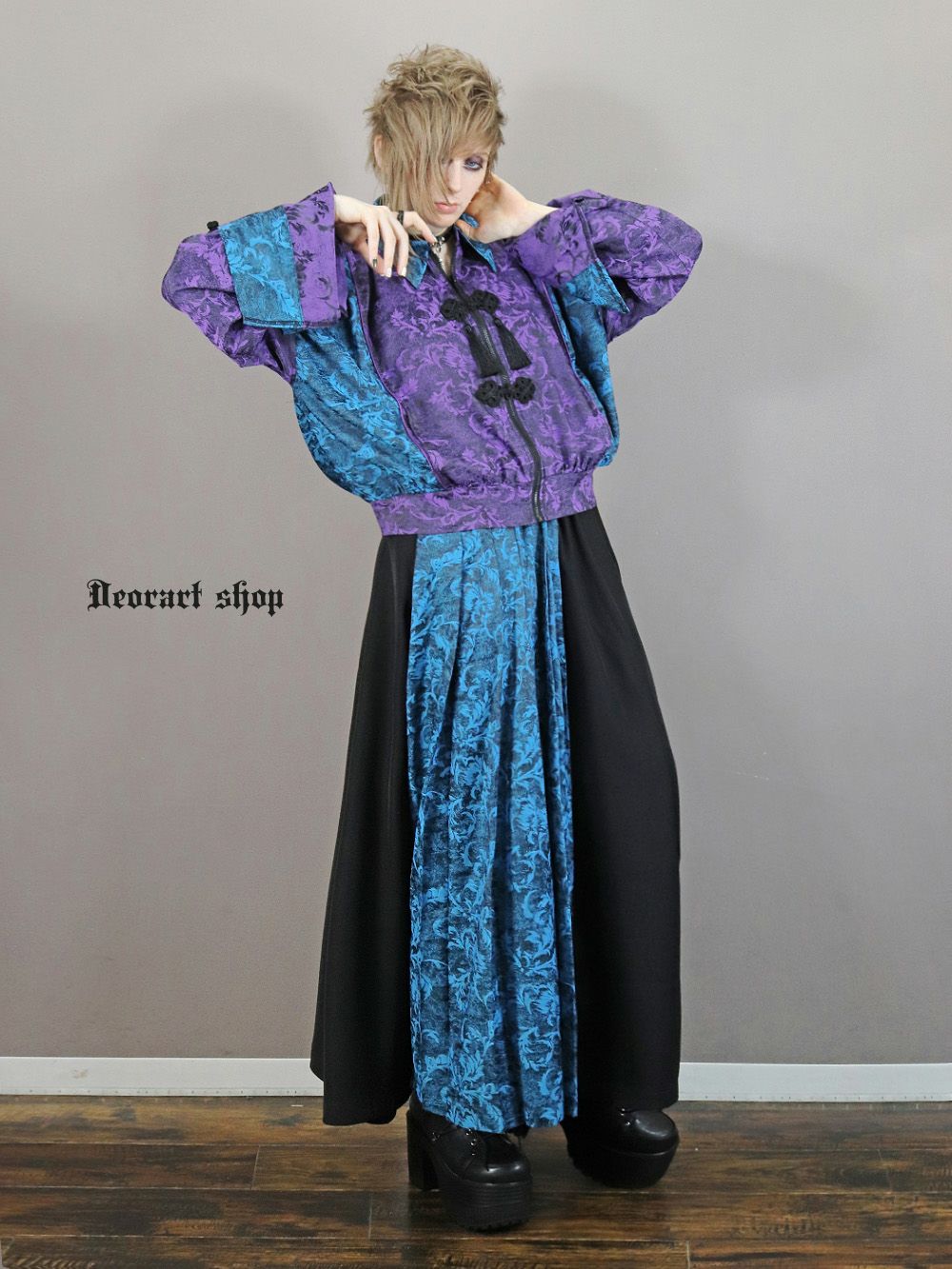 Deorart,ディオラート,モード,ゴシック,着物袖,浴衣,和装,袴,ハカマ,パンツ,中華柄,新中式,チャイナコーデ,サイバー,セットアップ,ハロウィン,ファッション,和装,妖怪,着物風,V系,ヴィジュアル系,大人,ライブ,ファッション,衣装,メンズ,レディス,通販,Vkei,anime,goth,emo,fashion,japan,kimono,Jrock,