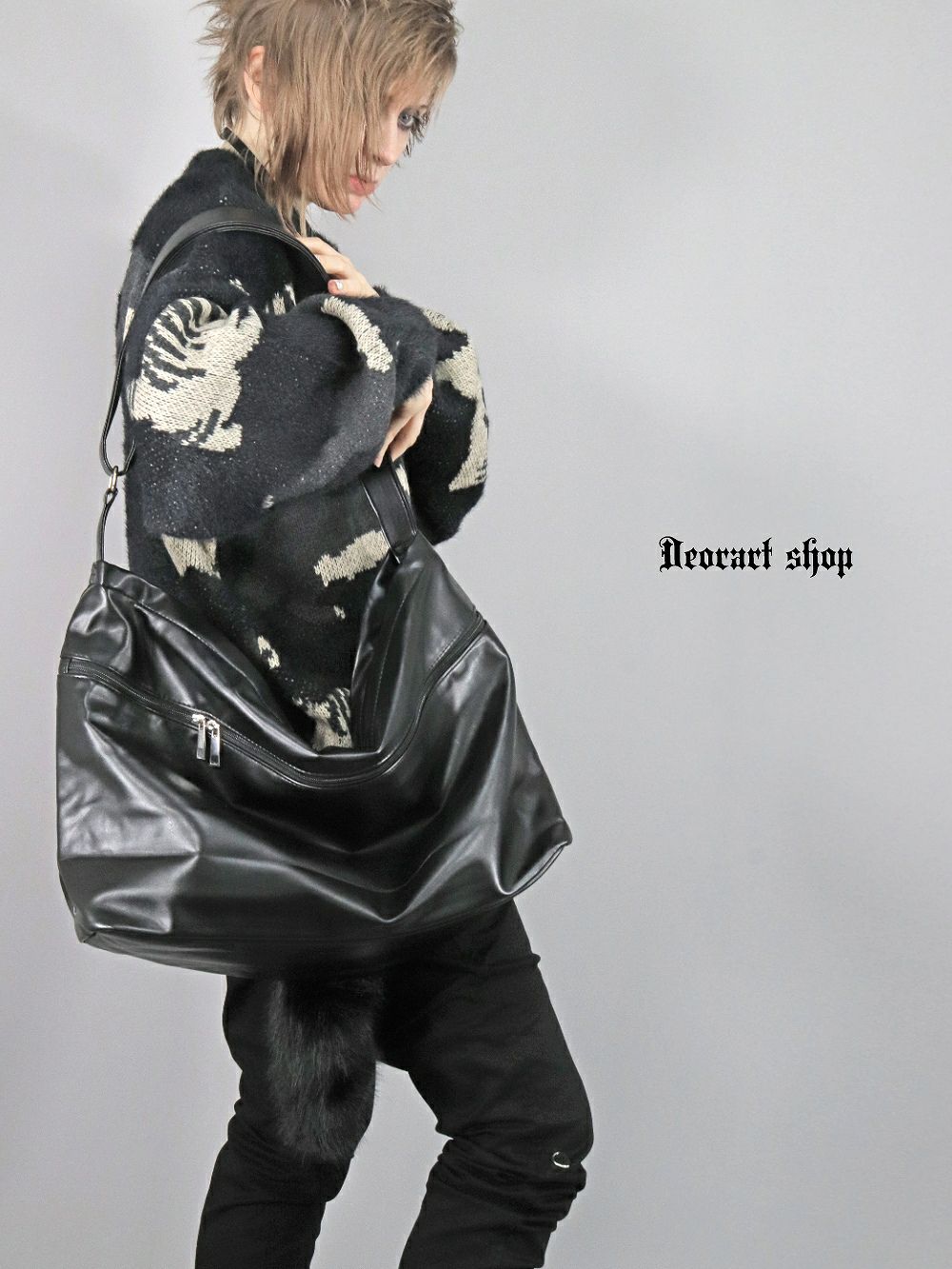 Deorart,ディオラート,通販,アパレル,ニット,プルオーバー,かわいい,大きい,オーバーサイズ,猫柄,ネコ柄ニット,秋冬,ふわふわ,20代,30代,40代,地雷系女子,地雷系男子,地雷系ファッション