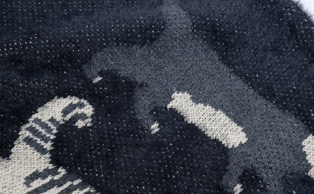 Deorart,ディオラート,通販,アパレル,ニット,プルオーバー,かわいい,大きい,オーバーサイズ,猫柄,ネコ柄ニット,秋冬,ふわふわ,20代,30代,40代,地雷系女子,地雷系男子,地雷系ファッション