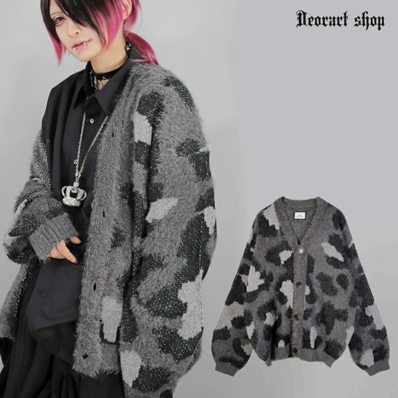 Deorart,ディオラート,通販,アパレル,ニット,カーディガン,かわいい,かっこいい,ゆるニット,オーバーサイズ,レオパード柄,ヒョウ柄,秋冬,ふわふわ,20代,30代,40代,地雷系女子,地雷系男子,メンズファッション