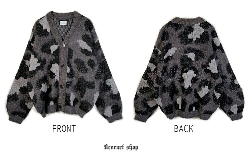 Deorart,ディオラート,通販,アパレル,ニット,カーディガン,かわいい,かっこいい,ゆるニット,オーバーサイズ,レオパード柄,ヒョウ柄,秋冬,ふわふわ,20代,30代,40代,地雷系女子,地雷系男子,メンズファッション