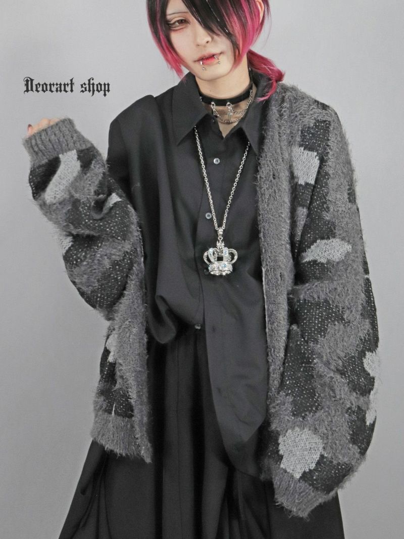 Deorart,ディオラート,通販,アパレル,ニット,カーディガン,かわいい,かっこいい,ゆるニット,オーバーサイズ,レオパード柄,ヒョウ柄,秋冬,ふわふわ,20代,30代,40代,地雷系女子,地雷系男子,メンズファッション