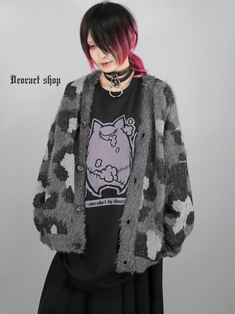 Deorart,ディオラート,通販,アパレル,ニット,カーディガン,かわいい,かっこいい,ゆるニット,オーバーサイズ,レオパード柄,ヒョウ柄,秋冬,ふわふわ,20代,30代,40代,地雷系女子,地雷系男子,メンズファッション