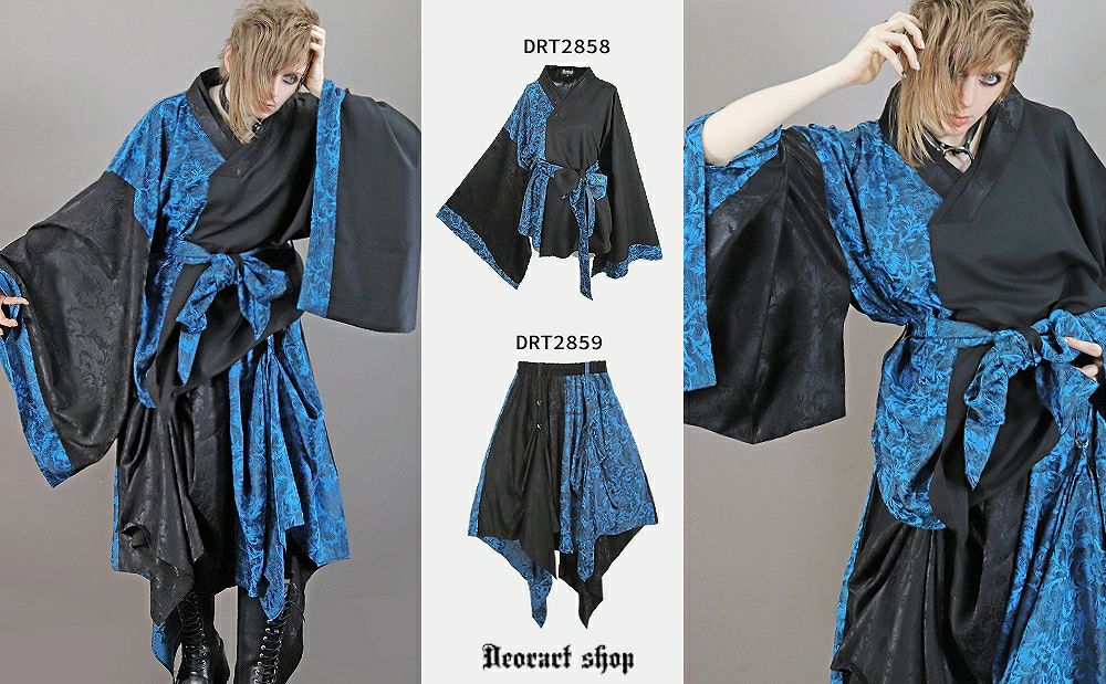 Deorart,ディオラート,和装,浴衣,YUKATA,袴,着物風,ファッション,和ゴス,浴衣,新中式,漢服,ヴィジュアル系,V系,闇落ち,呪術師,通販,普段使い,メンズ,レディス,Vkei,goth,kimono,japan,anime,,fashion