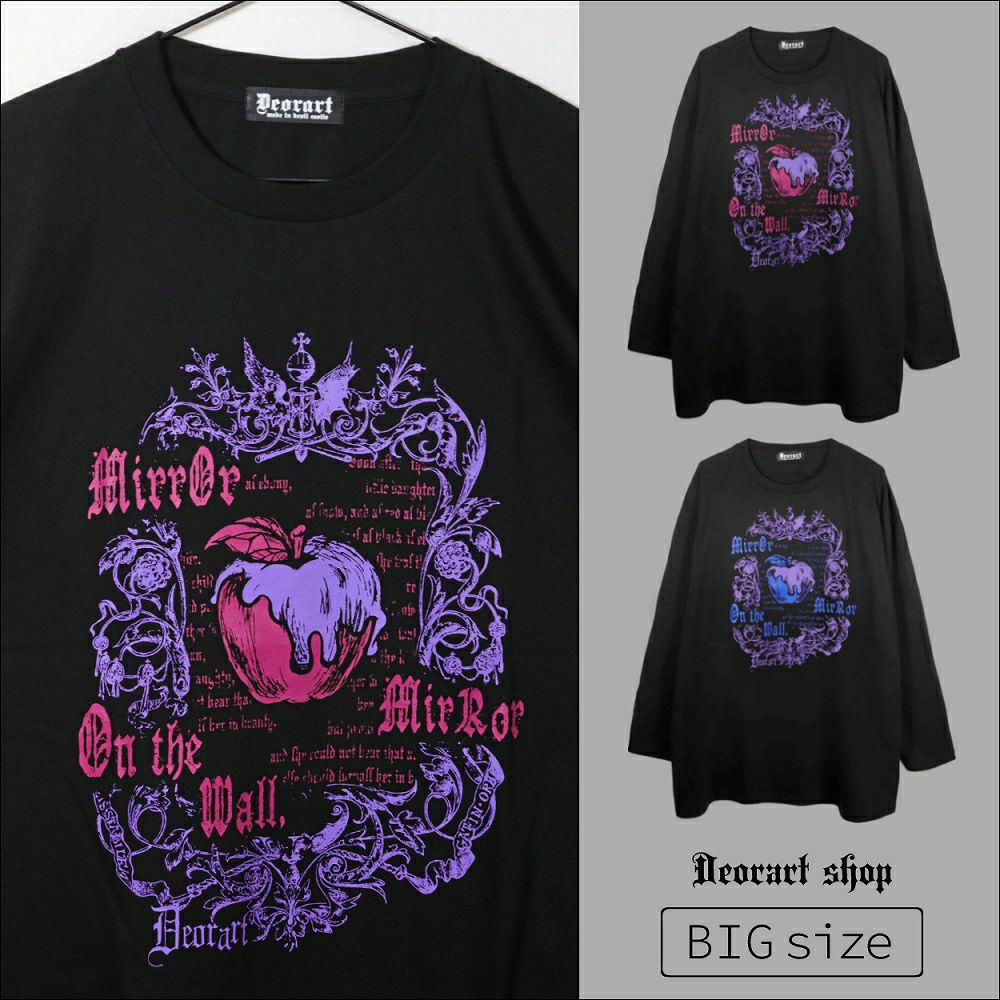 Deorart,ディオラート,Tシャツ,長袖,ロンT,ゴスパン,Y2K,V系,ヴィジュアル系,地雷系,パンクロック,emo,rock,fashion
