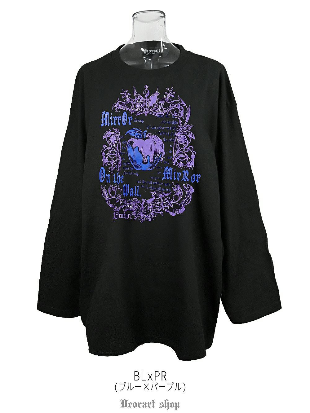 Deorart,ディオラート,Tシャツ,長袖,ロンT,ゴスパン,Y2K,V系,ヴィジュアル系,地雷系,パンクロック,emo,rock,fashion