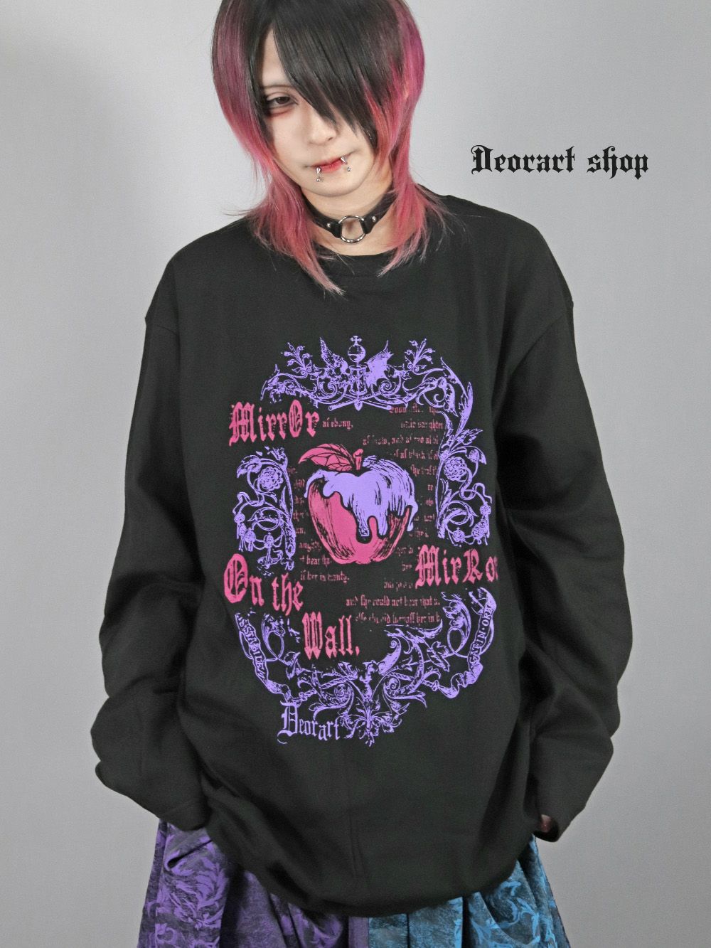 Deorart,ディオラート,Tシャツ,長袖,ロンT,ゴスパン,Y2K,V系,ヴィジュアル系,地雷系,パンクロック,emo,rock,fashion