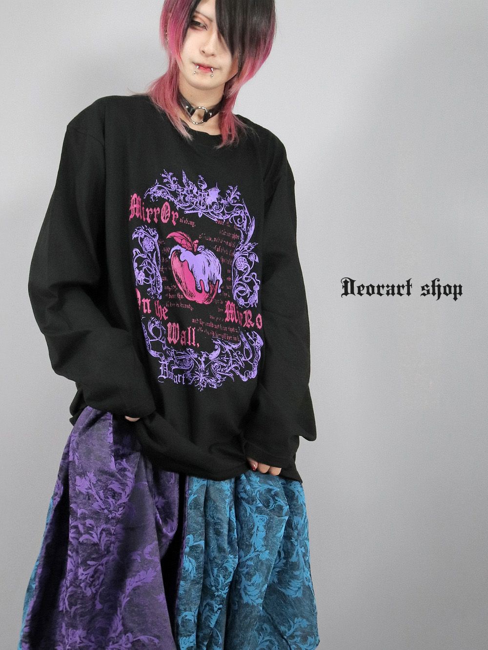 Deorart,ディオラート,Tシャツ,長袖,ロンT,ゴスパン,Y2K,V系,ヴィジュアル系,地雷系,パンクロック,emo,rock,fashion