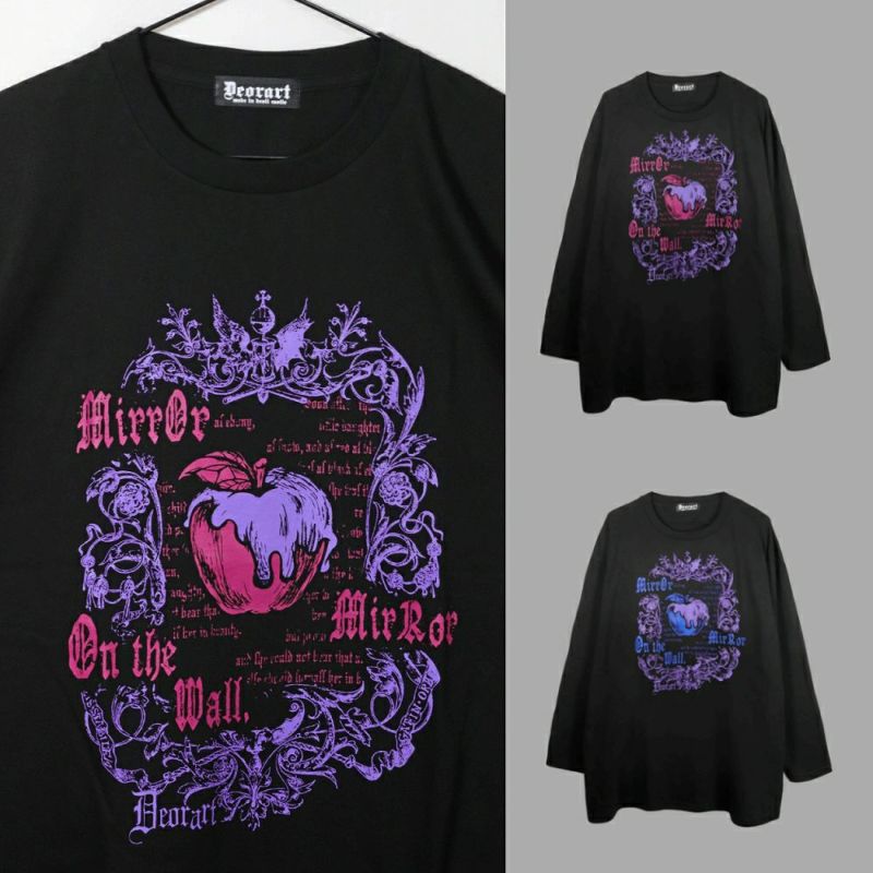Deorart,ディオラート,Tシャツ,長袖,ロンT,ゴスパン,Y2K,V系,ヴィジュアル系,地雷系,パンクロック,emo,rock,fashion