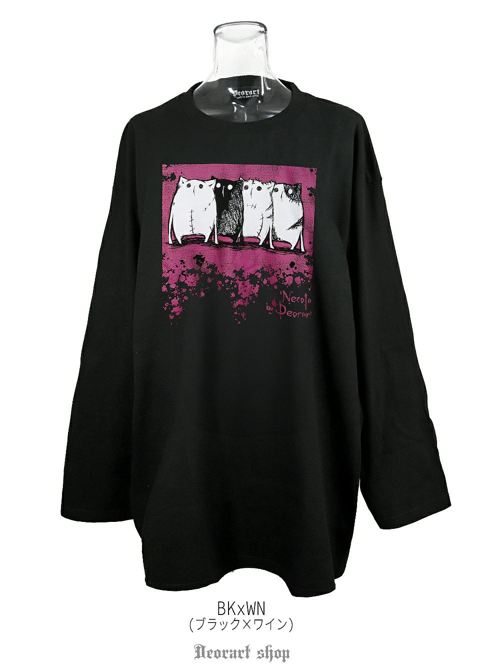 Deorart,ディオラート,Tシャツ,長袖,ロンT,ゴスパン,Y2K,V系,ヴィジュアル系,地雷系,パンクロック,emo,rock,fashion