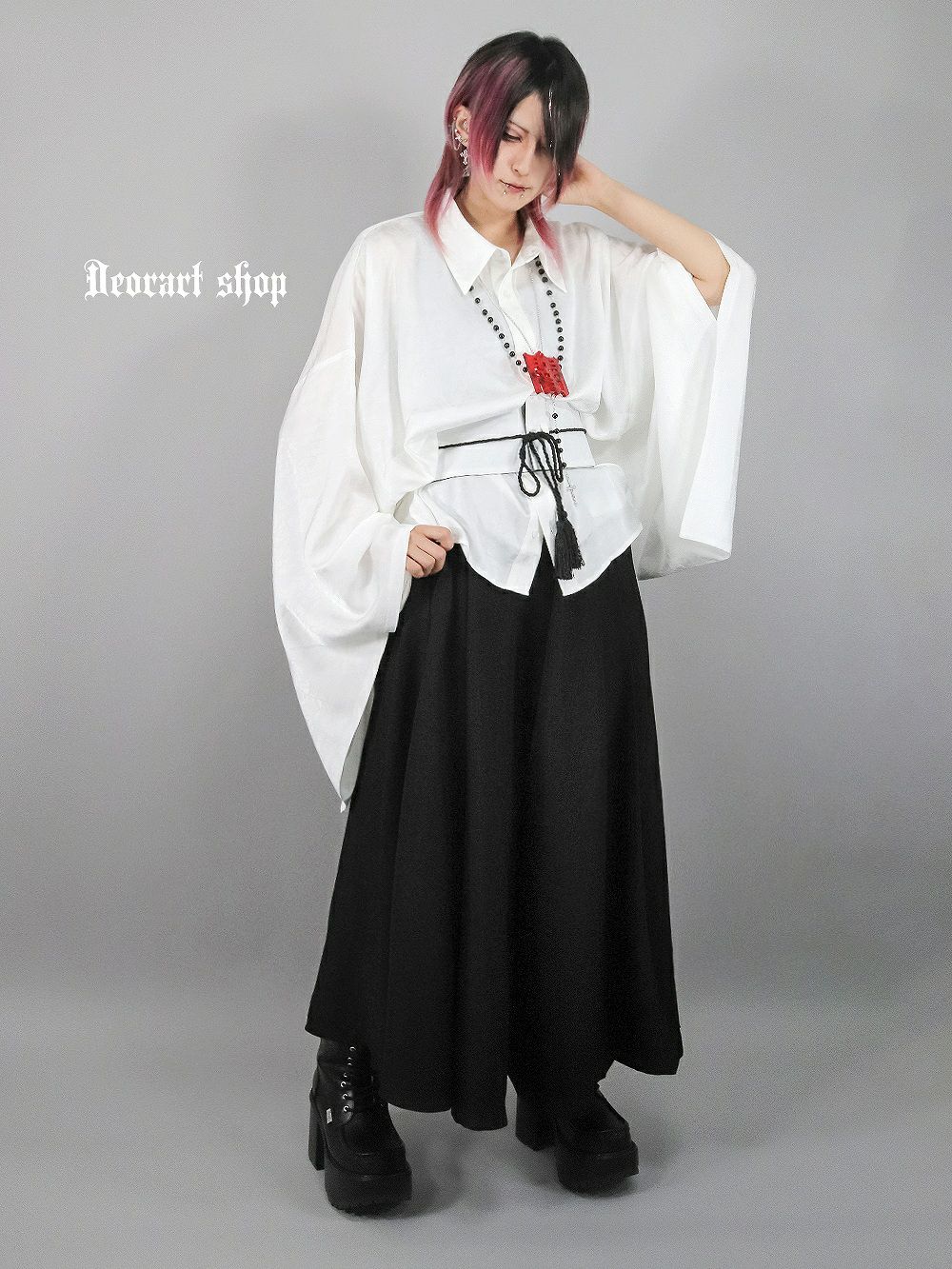 Deorart,ディオラート,モード,ゴシック,ファッション,V系,ヴィジュアル系,ホスト,バンド,シャツ,和装,着物,振袖,シャツ,パーティ,シャツ,大人,ライブ,,衣装,メンズ,レディス,通販,結婚式,成人式,Vkei,anime,goth,emo,fashion,japan,kimono,Jrock,kimono,geisha,ninjya