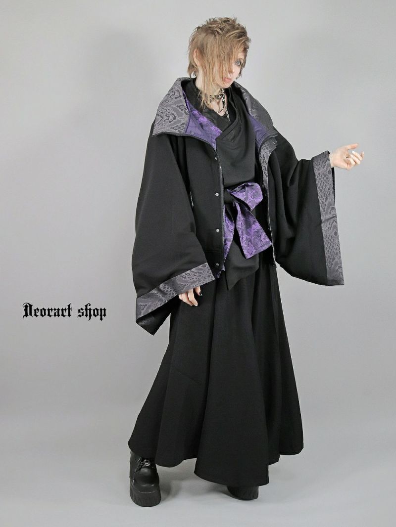 DRT2867 中綿・キモノ袖 マントコート [着物袖・和装] | Deorart shop