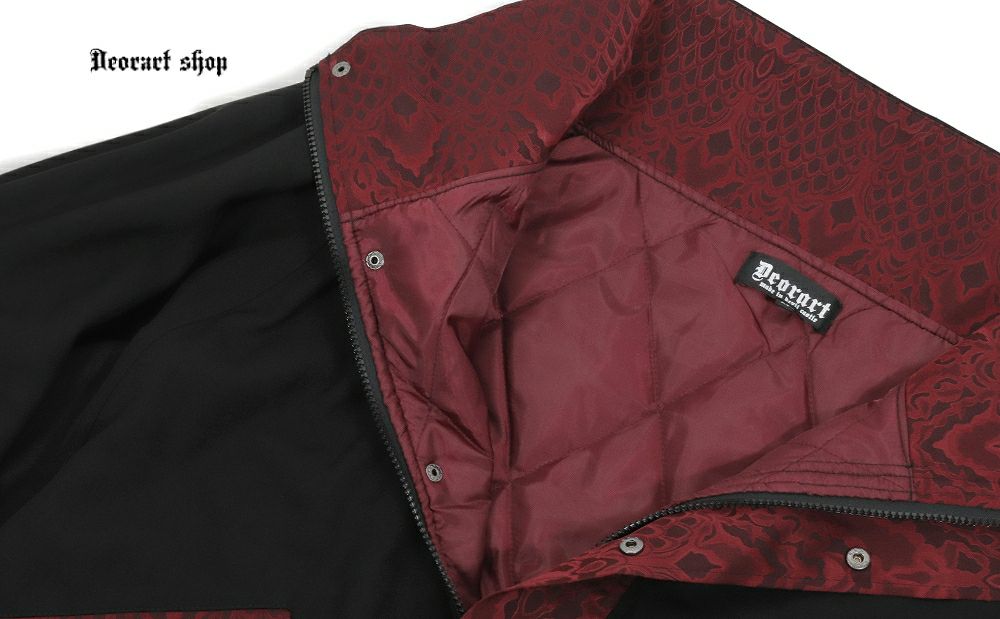 Deorart,ディオラート,冬コート,アウター,V系,ヴィジュアル系,ホスト,バンド,着物袖,和装,トンビコート,神父,エクソシスト,ジャケット,吸血鬼,ヴァンパイア,通販, Y2K,Vkei,anime,goth,emo,fashion,japan,kimono,ninjya,geisha,,Jrock