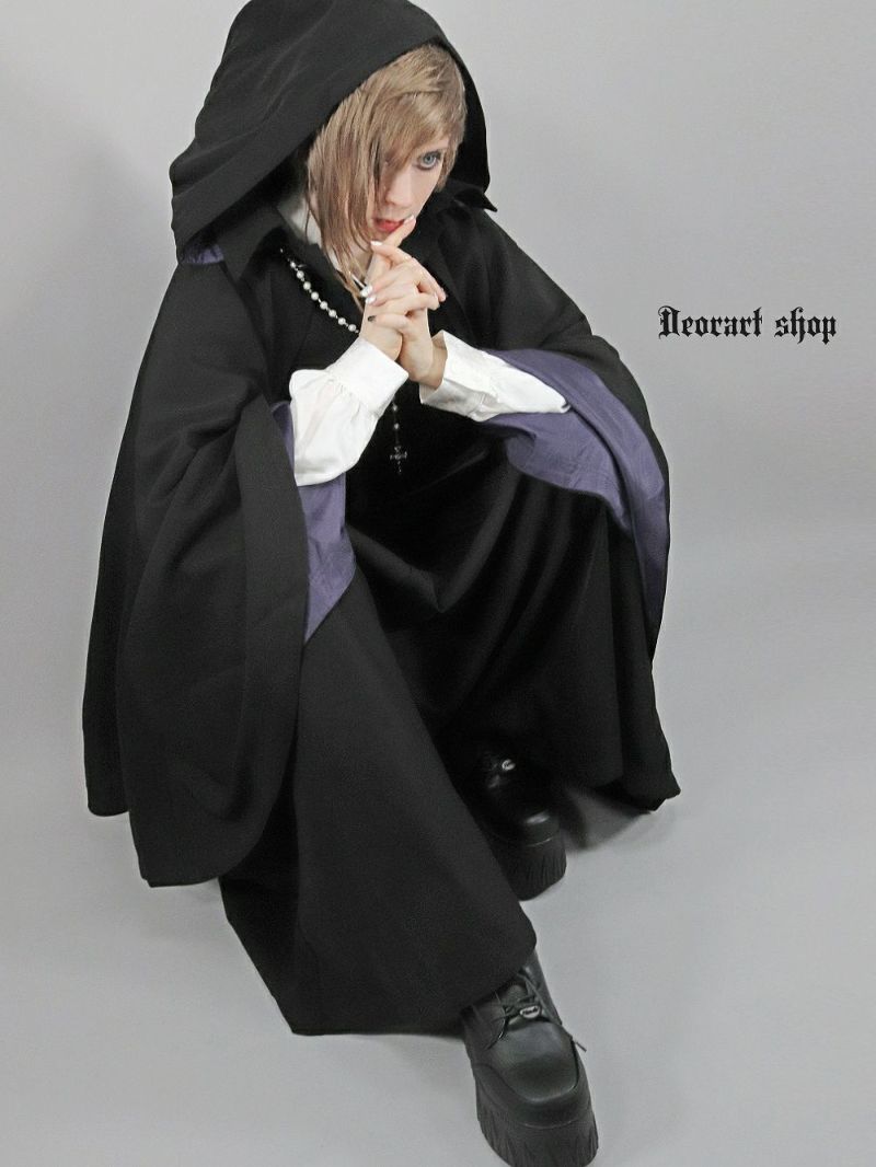 Deorart,ディオラート,冬コート,アウター,V系,ヴィジュアル系,ホスト,バンド,着物袖,和装,トンビコート,神父,エクソシスト,ジャケット,吸血鬼,ヴァンパイア,通販, Y2K,Vkei,anime,goth,emo,fashion,japan,kimono,ninjya,geisha,,Jrock