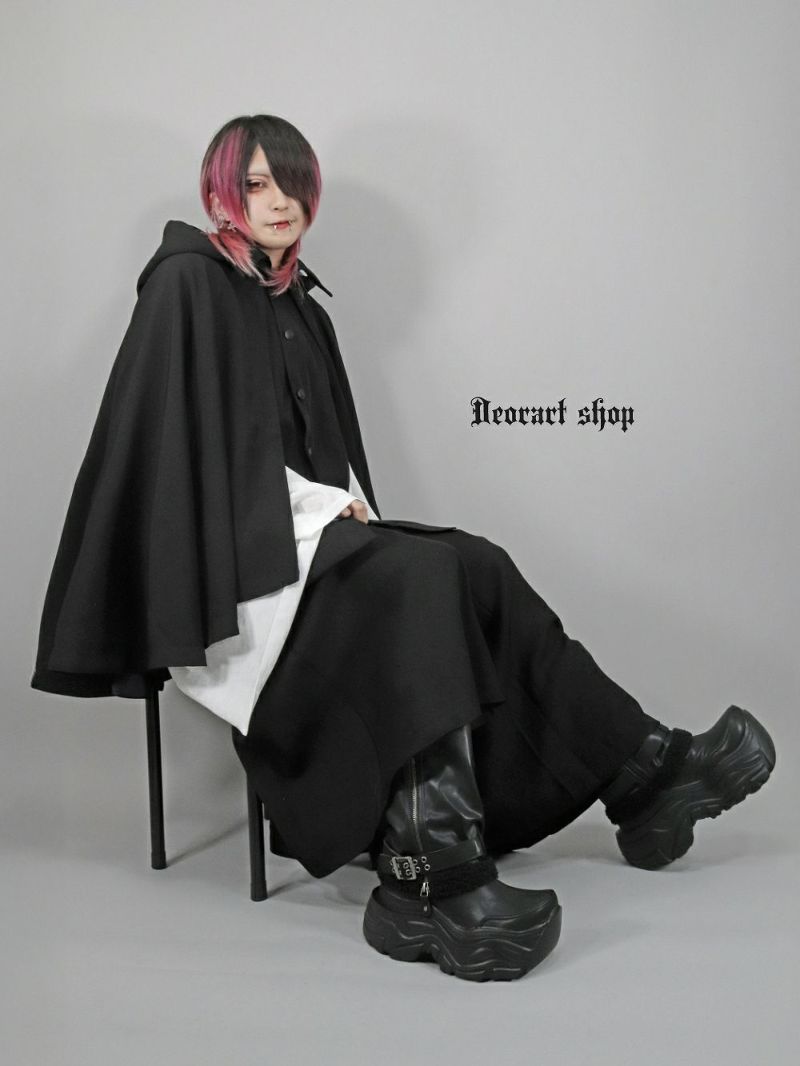 Deorart,ディオラート,冬コート,アウター,V系,ヴィジュアル系,ホスト,バンド,着物袖,和装,トンビコート,神父,エクソシスト,ジャケット,吸血鬼,ヴァンパイア,通販, Y2K,Vkei,anime,goth,emo,fashion,japan,kimono,ninjya,geisha,,Jrock