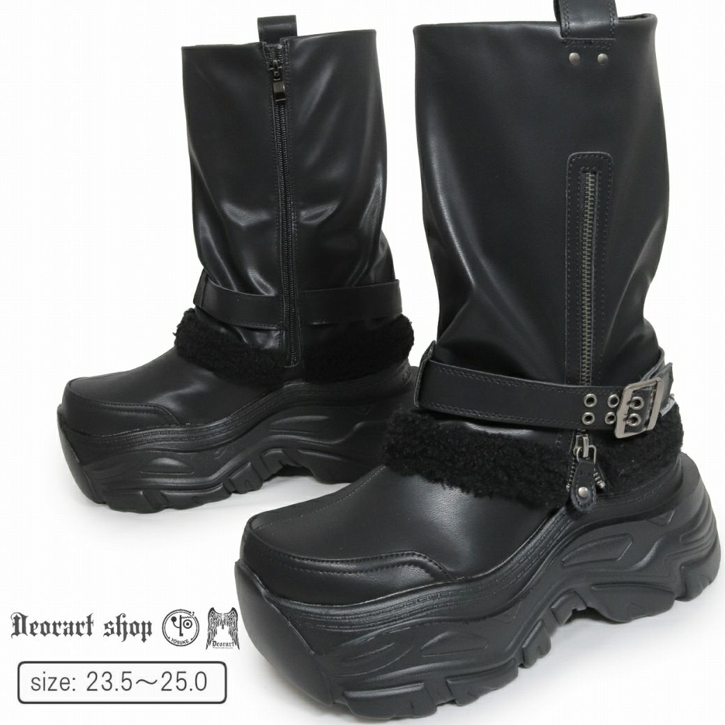 Deorart,ディオラート,通販,厚底ブーツ,ブーツ,レディース,ボア,秋冬,ロングブーツ,かわいい,20代,30代,40代,平成ファッション,Y2K