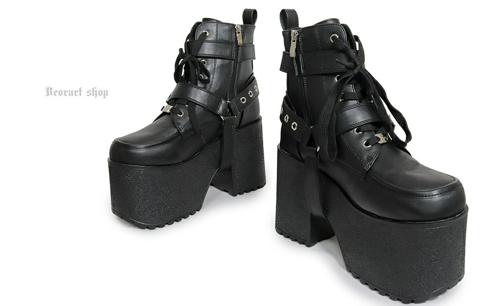 Deorart,ディオラート,厚底ブーツ,ブーツ,原宿系ファッション,ベルト付,通販,20代,30代,40代,V系ファッション,秋冬,レディース,メンズ