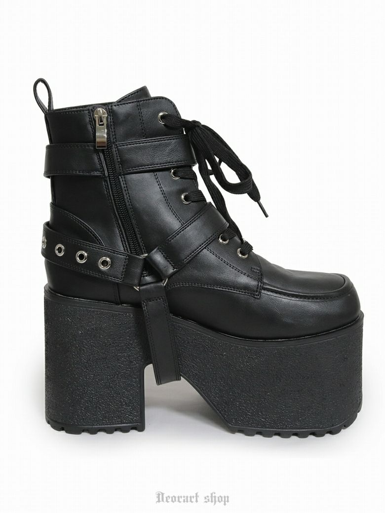 Deorart,ディオラート,厚底ブーツ,ブーツ,原宿系ファッション,ベルト付,通販,20代,30代,40代,V系ファッション,秋冬,レディース,メンズ