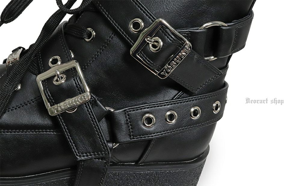 Deorart,ディオラート,厚底ブーツ,ブーツ,原宿系ファッション,ベルト付,通販,20代,30代,40代,V系ファッション,秋冬,レディース,メンズ