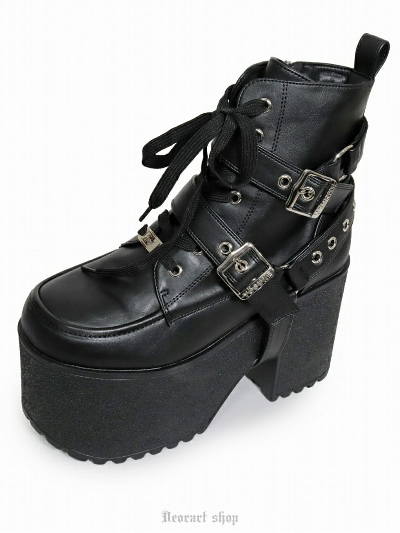 Deorart,ディオラート,厚底ブーツ,ブーツ,原宿系ファッション,ベルト付,通販,20代,30代,40代,V系ファッション,秋冬,レディース,メンズ