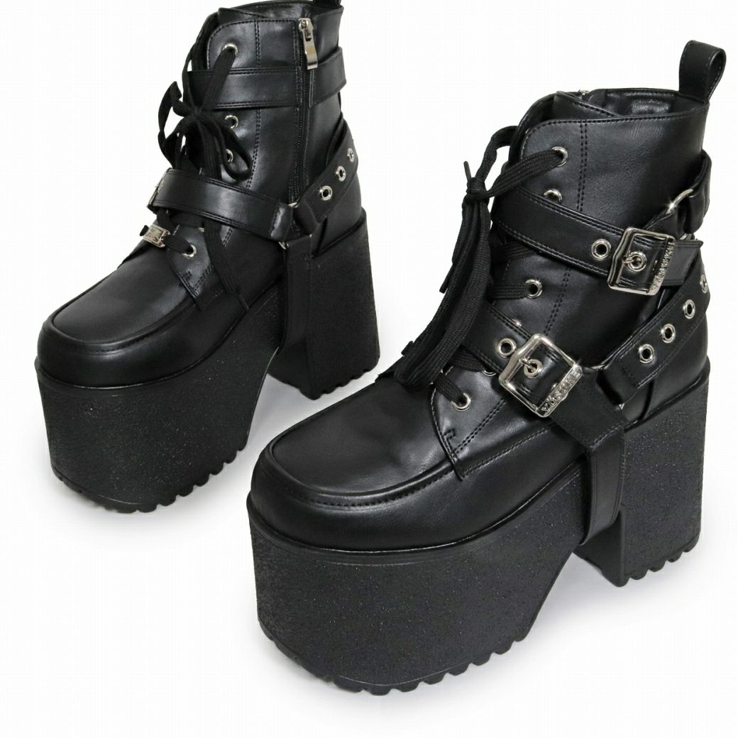 Deorart,ディオラート,厚底ブーツ,ブーツ,原宿系ファッション,ベルト付,通販,20代,30代,40代,V系ファッション,秋冬,レディース,メンズ