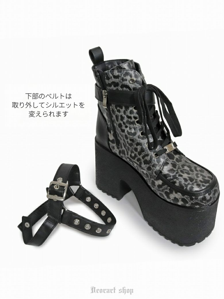 Deorart,ディオラート,通販,靴,ブーツ,厚底ブーツ,ヒョウ柄,レオパード柄,豹柄,かっこいい,かわいい,レディースファッション,メンズファッション,原宿系ファッション,V系ファッション,サブカル系ファッション,地雷系ファッション,20代,30代,40代