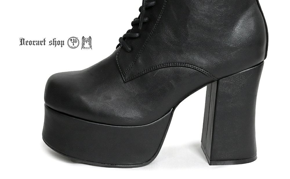 Deorart,ディオラート,厚底ブーツ,黒,ブーツ,原宿系ファッション,ベルト付,通販,20代,30代,40代,V系ファッション,秋冬,レディース,メンズ