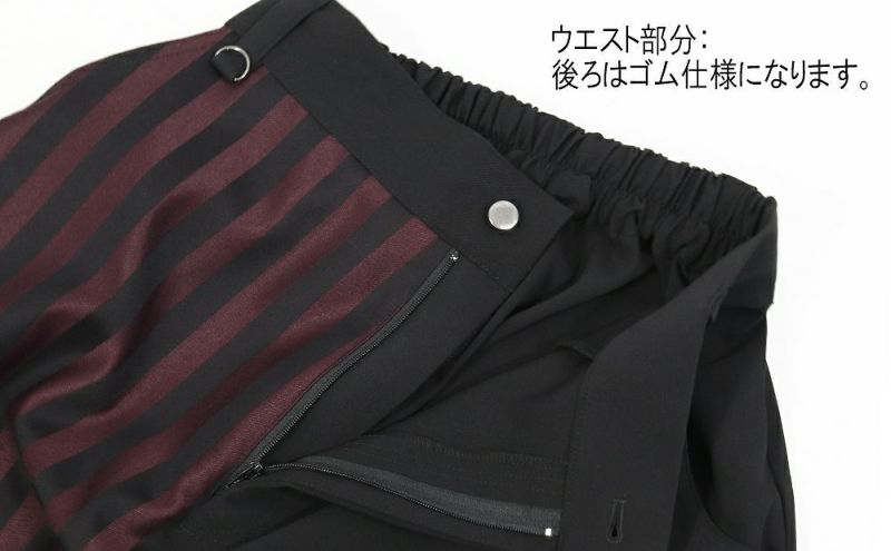 Deorart,ディオラート,V系,ストライプ,ホラー,地雷系,執事風ギャルソン,マント,王子,カボチャパンツ,ドロワーズ,バルーンショートパンツ,ショートパンツ,中世,セットアップ,V系,ヴィジュアル系,コーデ,ホスト,コンカフェ,ライブ,ファッション,ダンス衣装,メンズ,レディス,男装