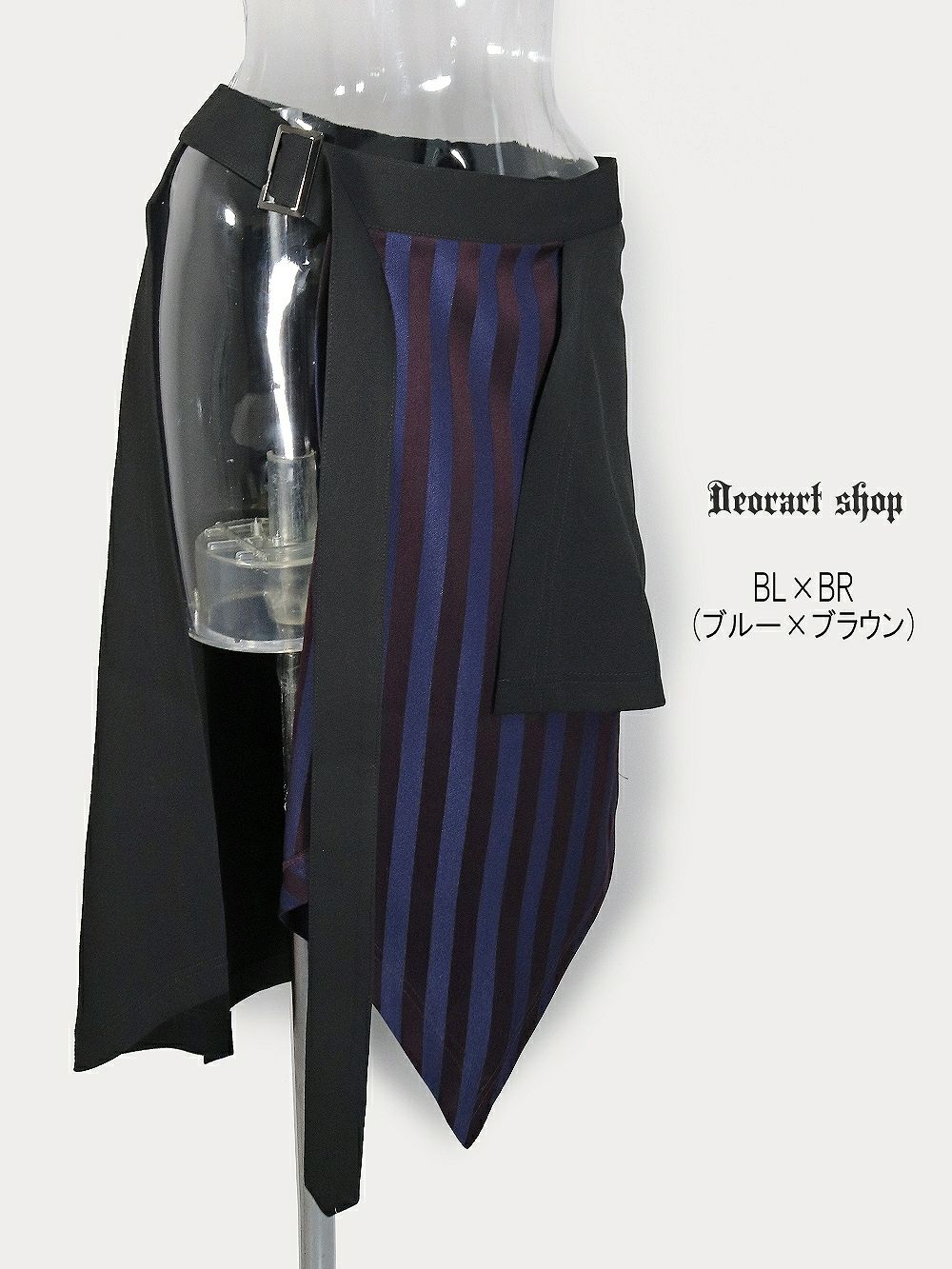 Deorart,ディオラート,V系,ストライプ,ホラー,地雷系,執事風ギャルソン,王子,マント,スカート,パンツ,中世,セットアップ,V系,ヴィジュアル系,コーデ,ホスト,コンカフェ,ライブ,ファッション,ダンス衣装,メンズ,レディス,男装