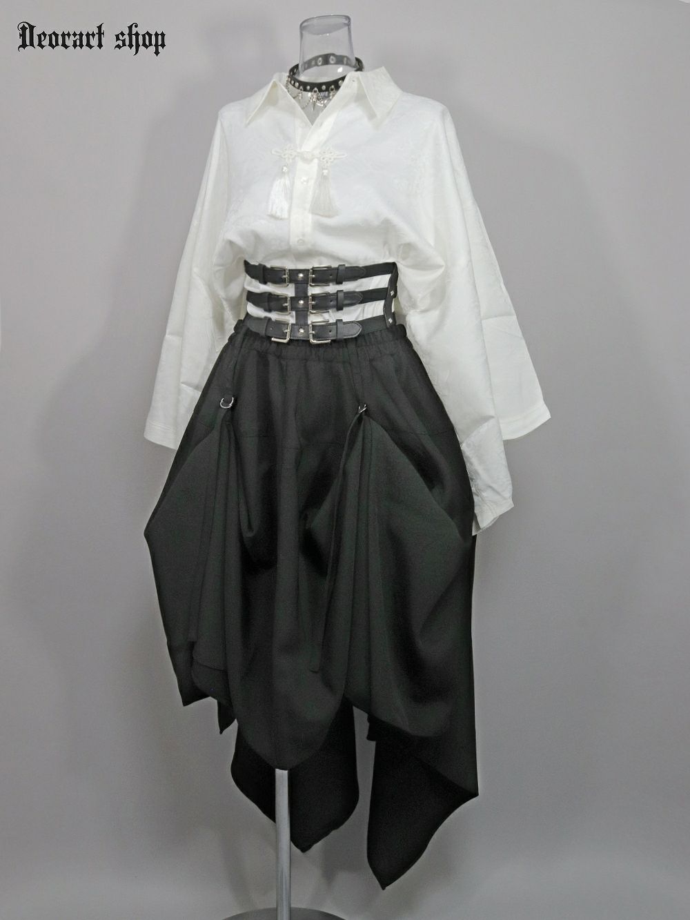 BY1176 [3連バックル] ストレッチ・コルセットベルト | Deorart shop