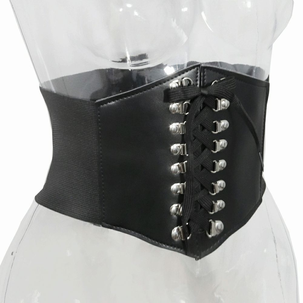 Deorart,ディオラート,モード,ゴシック,ゴスロリ,Y2K,ベルト,太ベルト,コルセット,伸びる,苦しくない,ロリータ,地雷系,バックル,拘束,首輪,人間,ライブ,ファッション,衣装,メンズ,レディス,通販